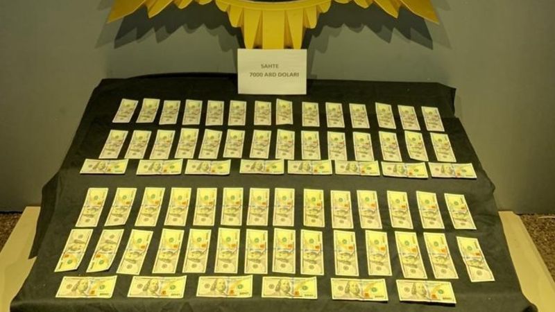 Malatya'da motosikletlinin üzerinden sahte 7 bin dolar çıktı
