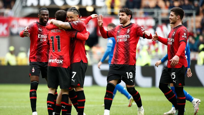 Milan, Empoli önünde sürprize izin vermedi