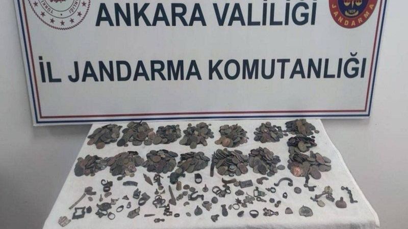 Ankara'da tarihi eser kaçakçılarına baskın