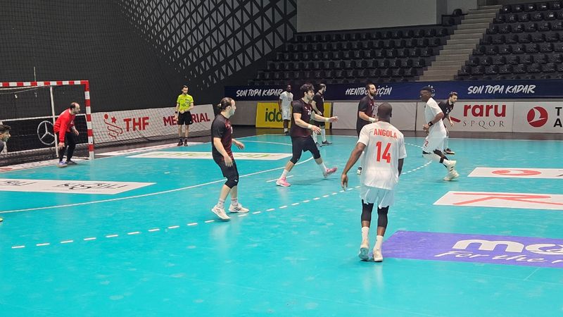 A Milli Erkek Hentbol Takımı, Angola'yı mağlup etti