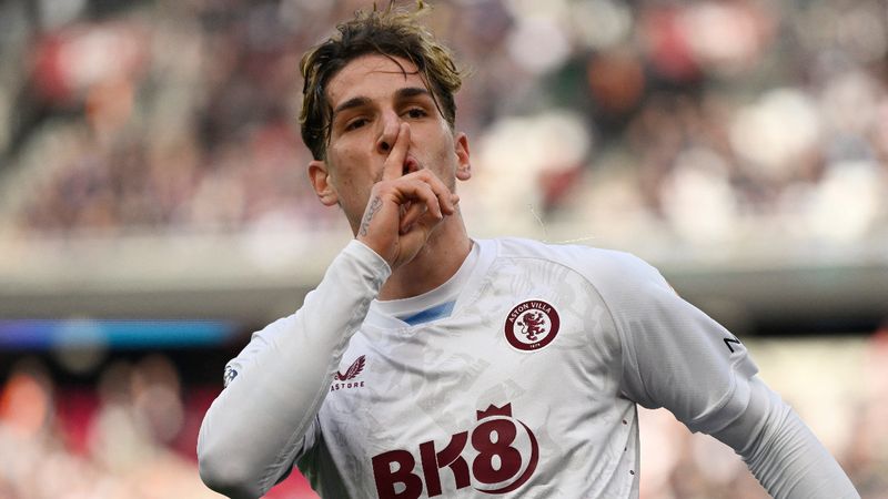 Nicolo Zaniolo gol attı, Aston Villa 1 puanı aldı