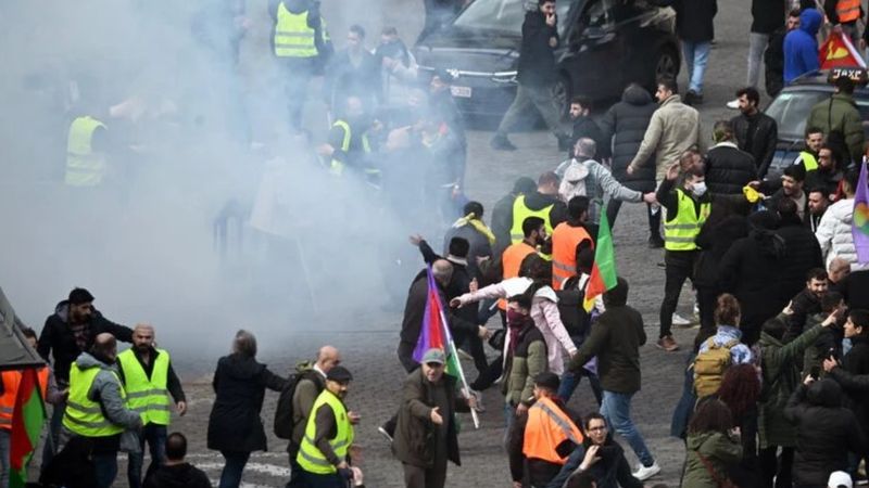 Terör örgütü yandaşları, Belçika'da Türklere ait ev ve iş yerlerine saldırdı