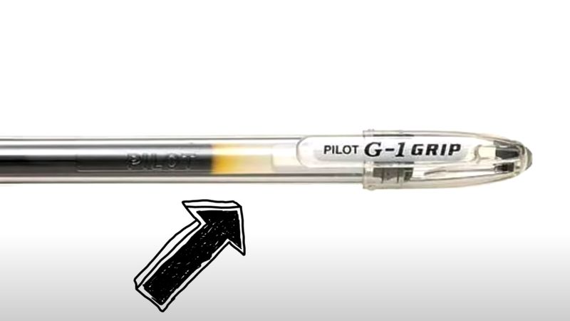 Tükenmez kalemlerin arkasındaki sıvı bakın işe yarıyor