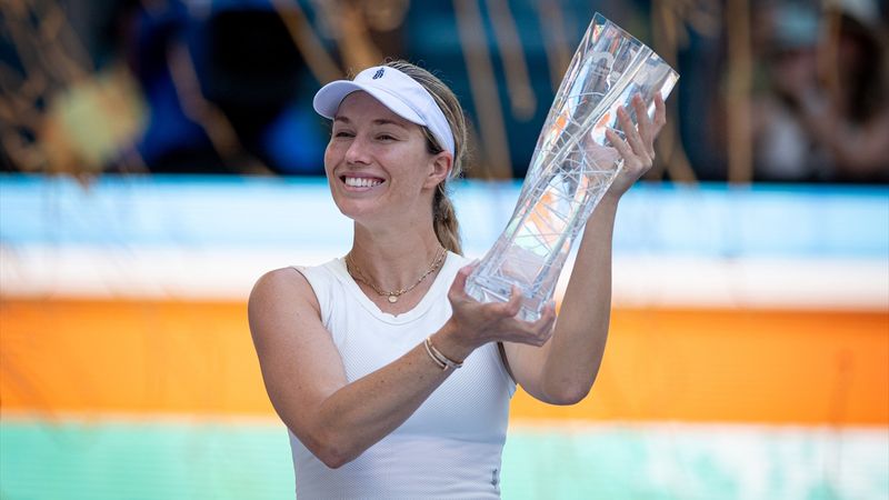 Miami Açık'ta tek kadınlar şampiyonu Danielle Collins oldu