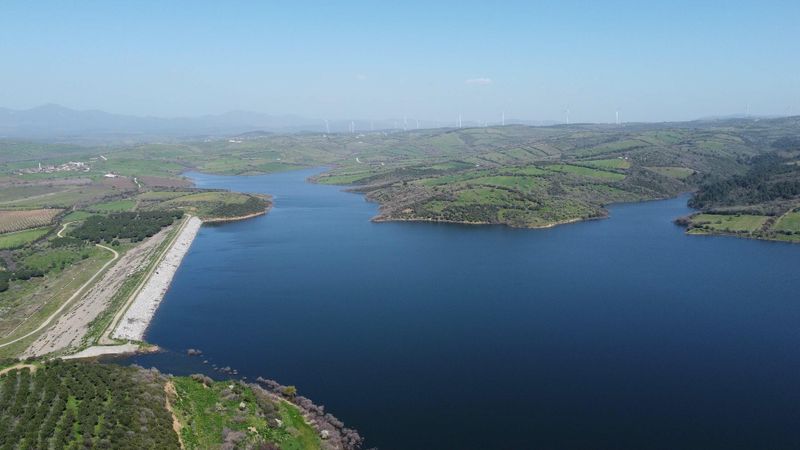 Bayramiç Barajı'nda su seviyesi yüzde 100'e ulaştı