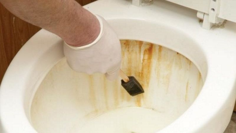 Tuvalet taşını bu karışımla fırçalayın, kar gibi beyazlık görün