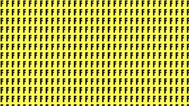 Optik illüzyon testi: Farklı harfi 5 saniyede sadece 130 IQ'lular farkediyor