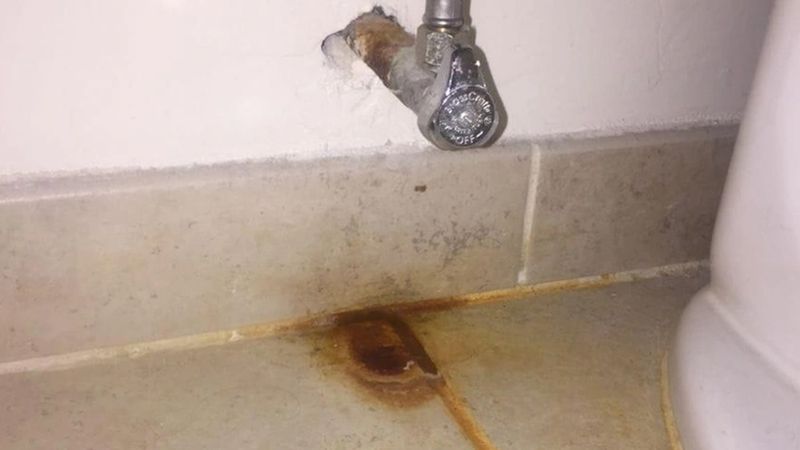 Üzerine bir miktar dökün, pas lekesini tarihe gömün