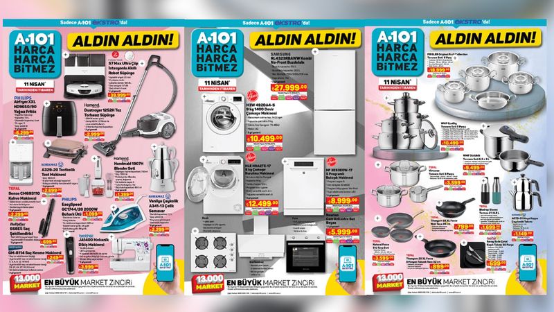 A101’den çay ve kahve tutkunlarına büyük fırsat: Kahve makinesi 2.299 TL, Semaver 2.299 TL…