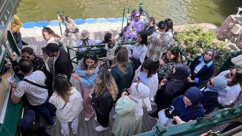 Bayramda Eskişehir'de gondol kuyruğu