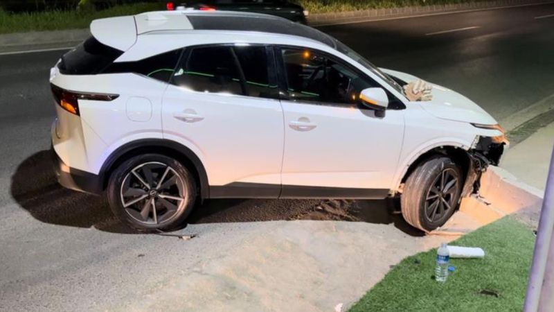 Tekirdağ'da seyir halindeki araçtan atlayan kadın sürücü yaralandı