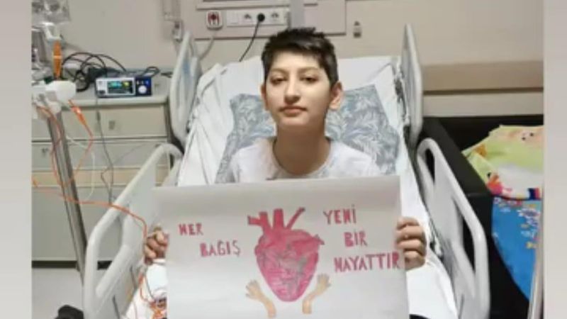 Yalova'da motosiklet kazasında ölen Melek'in kalbi artık Furkan'da atacak