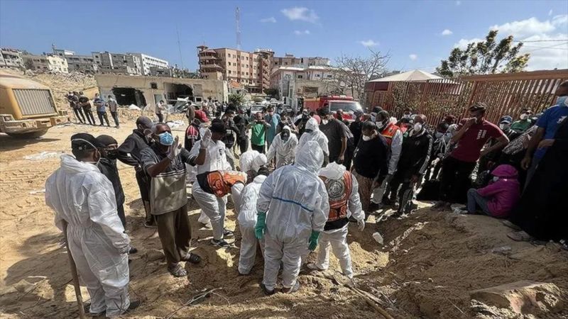 Gazze Şeridi’nde toplu mezar bulunmuştu: 73 ceset daha çıkarıldı