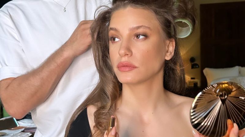 Serenay Sarıkaya kulisinden paylaştı