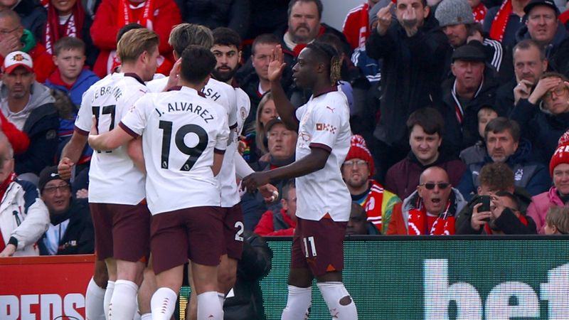 Manchester City, Nottingham Forest önünde hata yapmadı