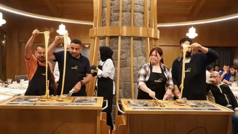 Rize'de Arap turizmciler en iyi mıhlamayı yapmak için yarıştı