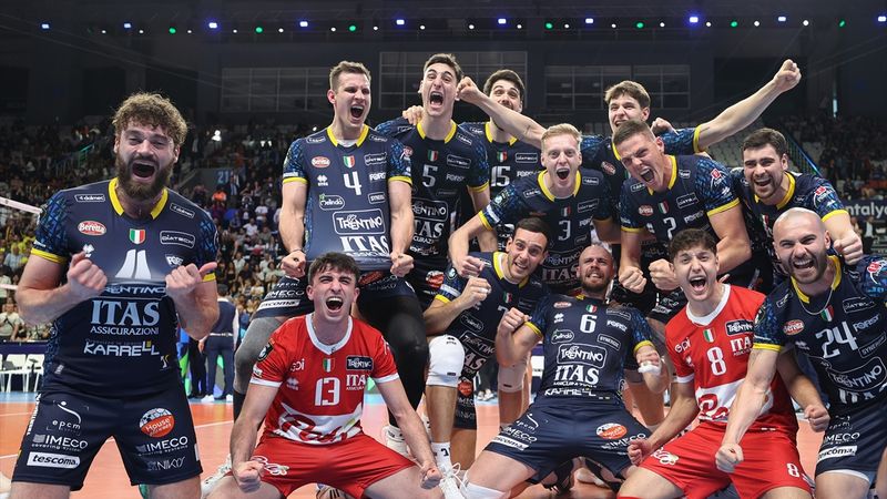 Voleybol Erkekler CEV Şampiyonlar Ligi'ni Trentino Itas kazandı
