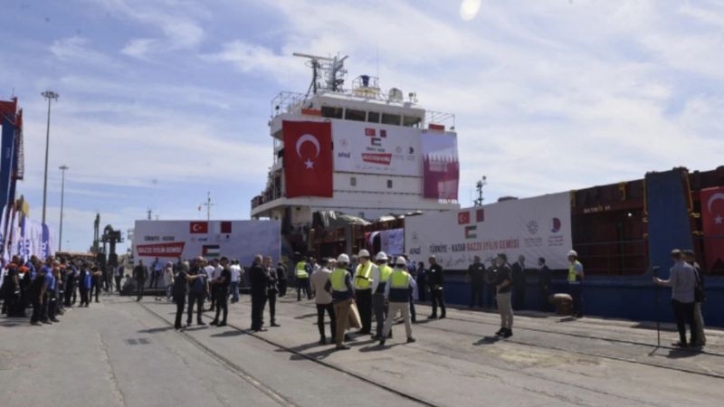 Türkiye'nin Gazze'ye gönderilen insani yardımlar 52 bin tonu aştı
