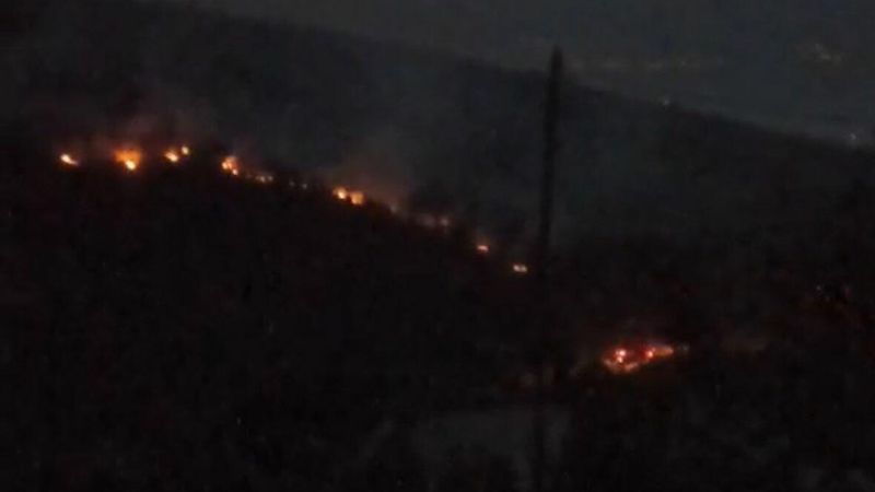 Manisa'daki yangın nedeniyle tren seferleri durduruldu