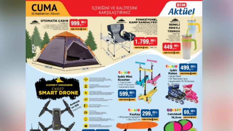 BİM'e akıllı drone geliyor! Android ve IOS uyumlu, fiyatı sudan ucuz…