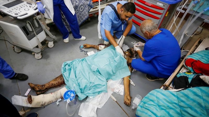 DSÖ: Gazze'de 10 bin hasta tıbbi tahliyeye muhtaç