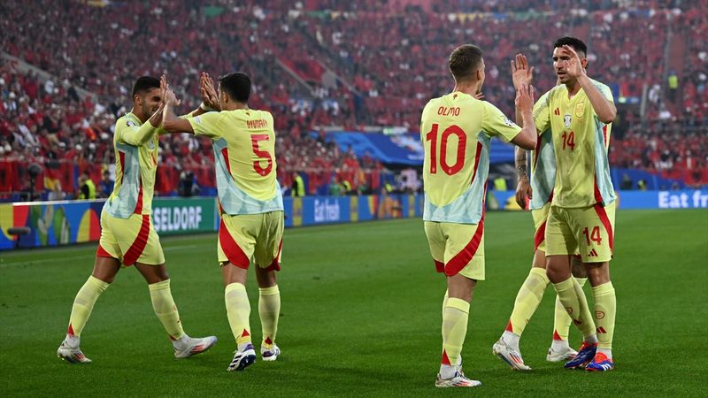 EURO 2024'te İspanya, Arnavutluk'u mağlup etti