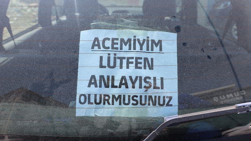Hatay'da trafik korkusunu bu sözle yendi: Acemiyim lütfen anlayışlı olur musunuz