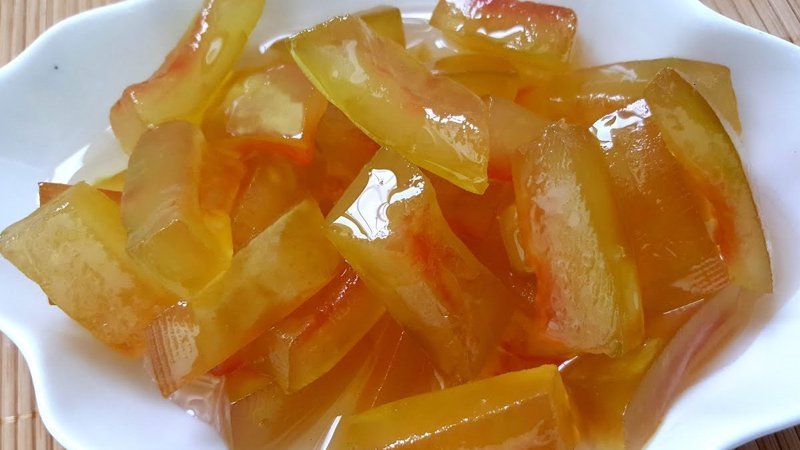 Sıfır atık, yüzde yüz lezzet: İşte karpuz kabuklarından reçel yapımı