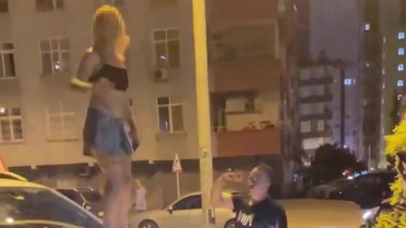 Adana'da madde bağımlısı kadın ortalığı birbirine kattı