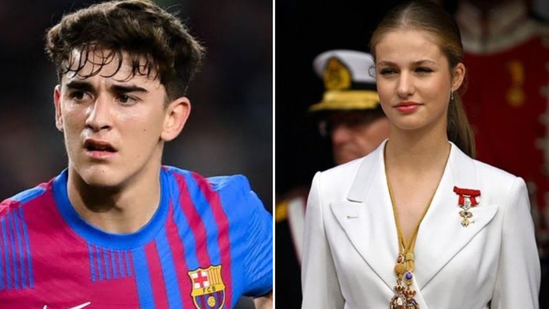 Barcelonalı Gavi İspanya prensesini reddetti! İspanya'yı sallayan iddia...
