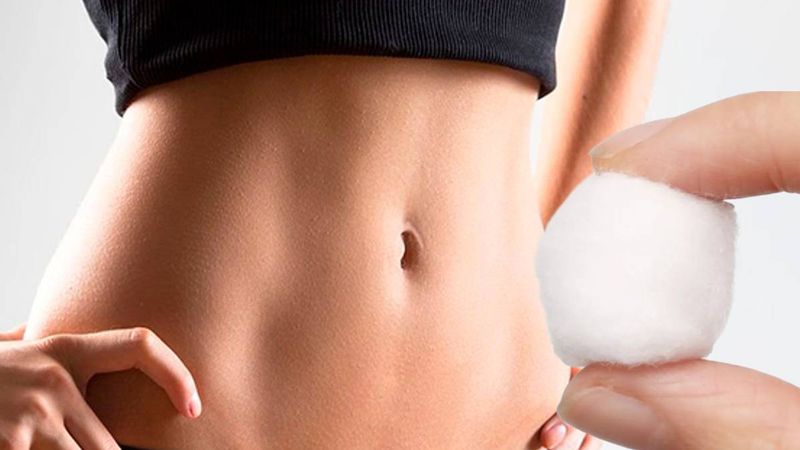 Göbek deliğinize sirkeli pamuk koyun, o sorunlara veda edin...