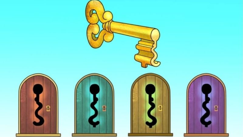 IQ Testi: Ne Kadar Zekisiniz? 8 Saniyede Doğru Anahtar Deliğini Bulun!