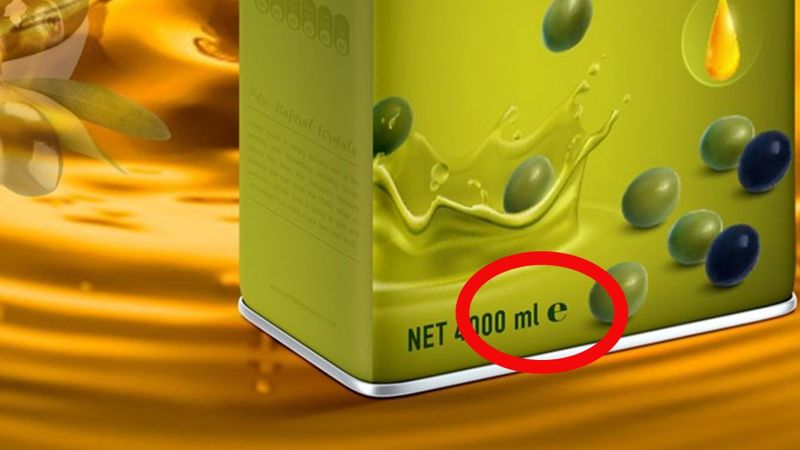 Ambalajlı ürünlerin üzerindeki 