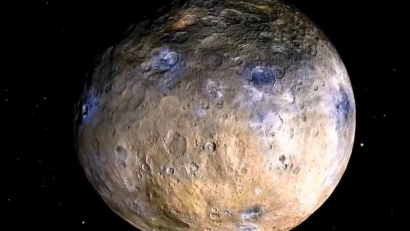 Mars ve Jüpiter arasında yer alan cüce gezegen Ceres'te yaşam ihtimali gündemde