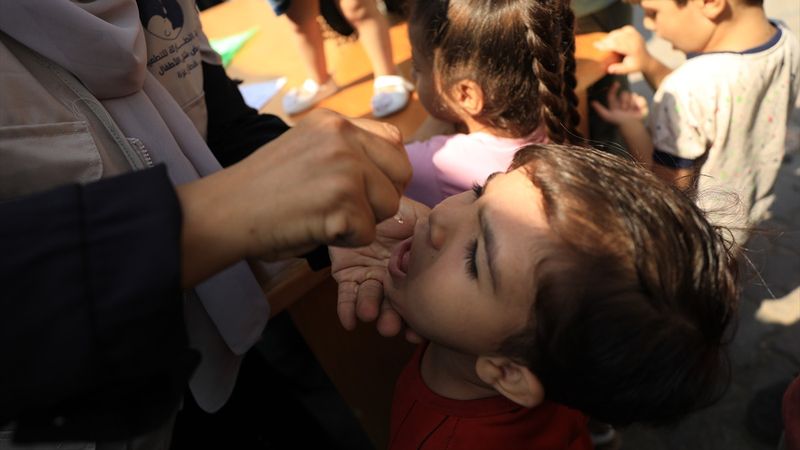 Gazze’de çocuk felci aşısı için insani duraklama yapılacak