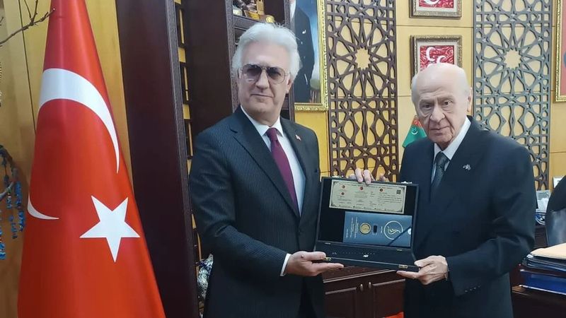 Tamer Karadağlı'dan Devlet Bahçeli'ye ziyaret
