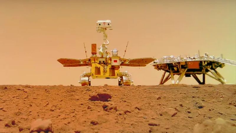 Çin'in Mars gezgini Zhurong, gezegendeki okyanusun olası kıyı şeridini buldu
