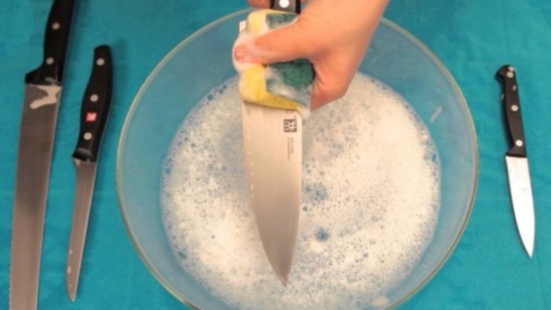 Bıçakların paslanmasını önlemek için bakın ne yapmak gerekiyormuş!