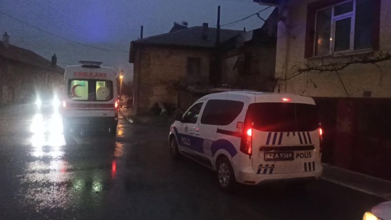 Konya'da bıçaklı kavgada 1 kişi yaralandı