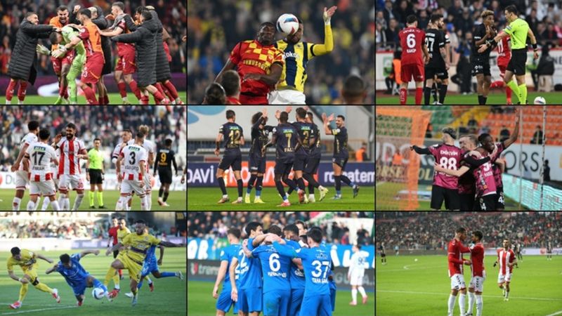 Süper Lig'de 21. haftanın ardından oluşan puan durumu ve 22. haftanın fikstürü