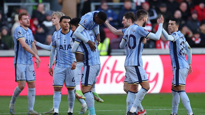 Tottenham, Brentford'a şans tanımadı