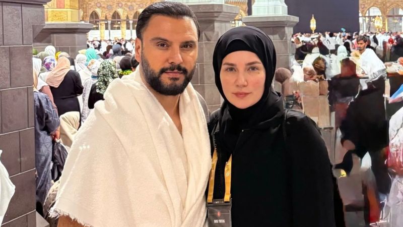 Alişan ve eşi Buse Varol Umre'ye gitti! 'Allah’ım sana şükürler olsun'
