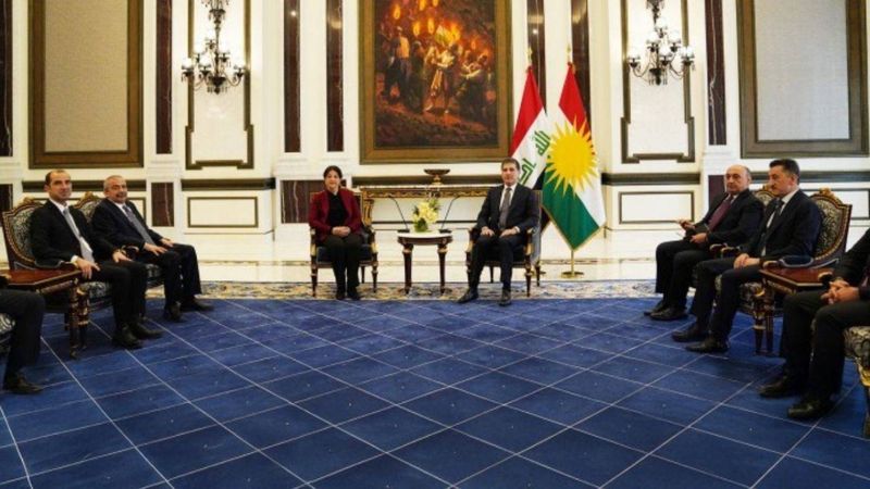 DEM Parti İmralı heyeti ile Neçirvan Barzani'yle görüştü