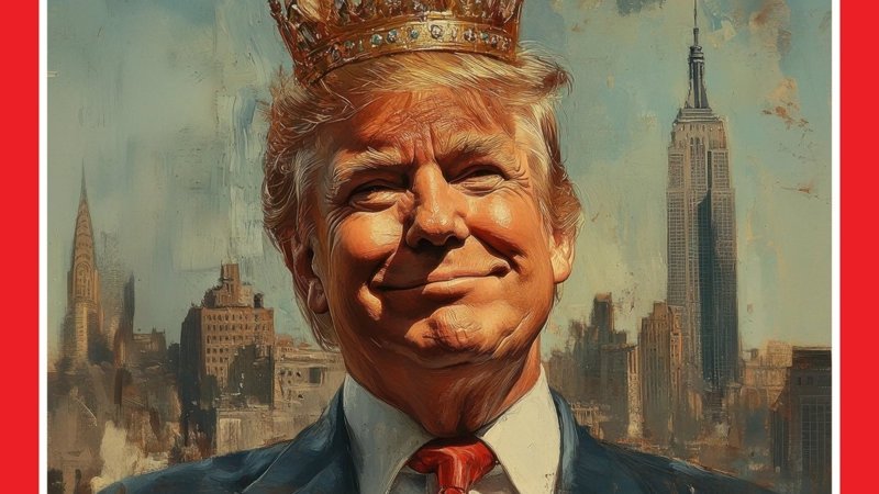 Donald Trump kendisini ABD'nin kralı ilan etti: Beyaz Saray paylaştı