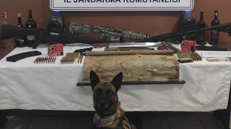 Afyonkarahisar'da jandarma baskını: 16 litre kaçak alkol bulundu