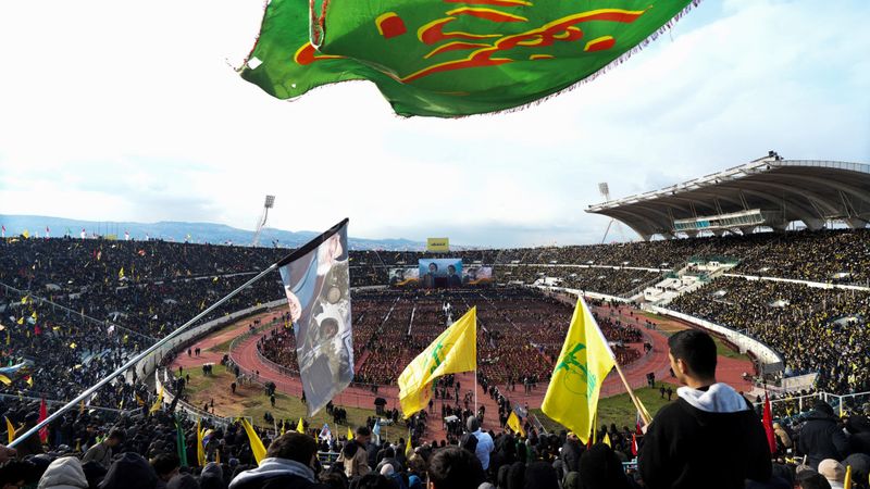 Lübnan'da tarihi tören: Nasrallah için cenaze töreni düzenlendi