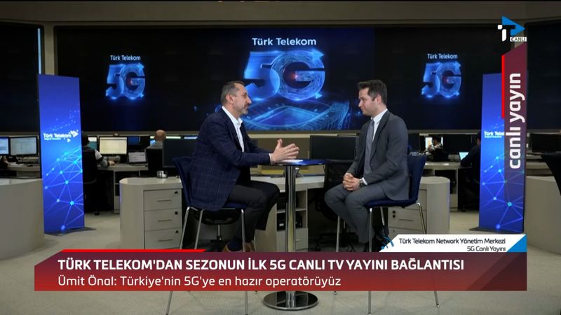 Türk Telekom’dan  Trendyol Süper Ligi’nin  ilk 5G canlı TV yayını bağlantısı