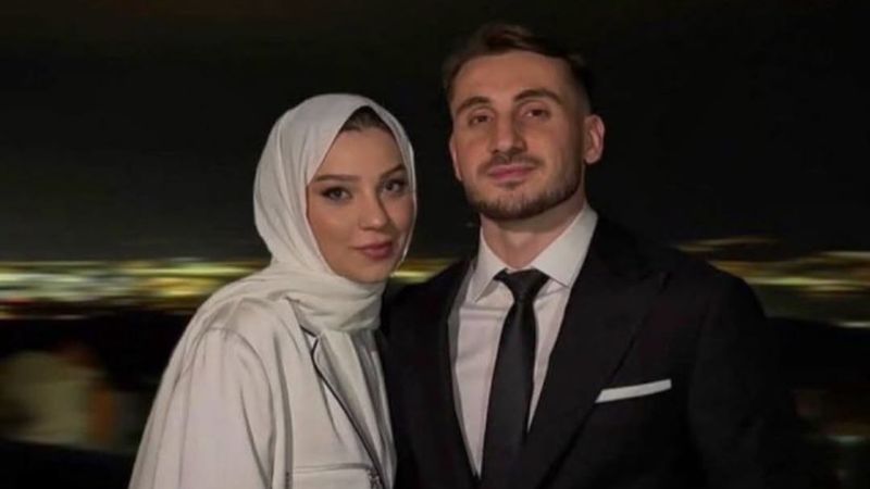 Kerem Aktürkoğlu, kramponuna nişanlısının adını yazdırdı