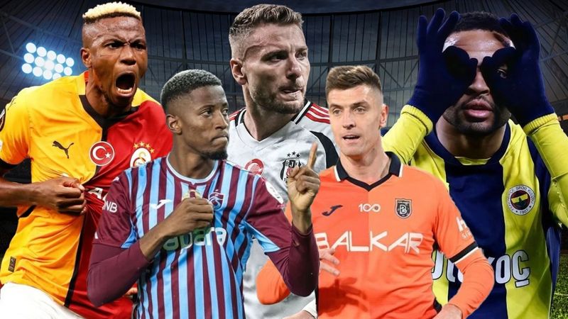 Süper Lig'de şu ana kadar en çok gol atan ve kurtarış yapan oyuncular