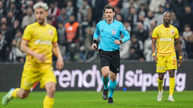 Kayserispor'dan Beşiktaş maçı sonrası hakem tepkisi